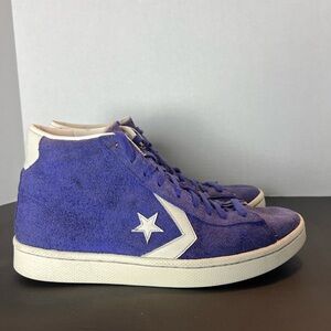 Converse Purple Suede High Tops Men’s Size 11, Women’s Size 12.5